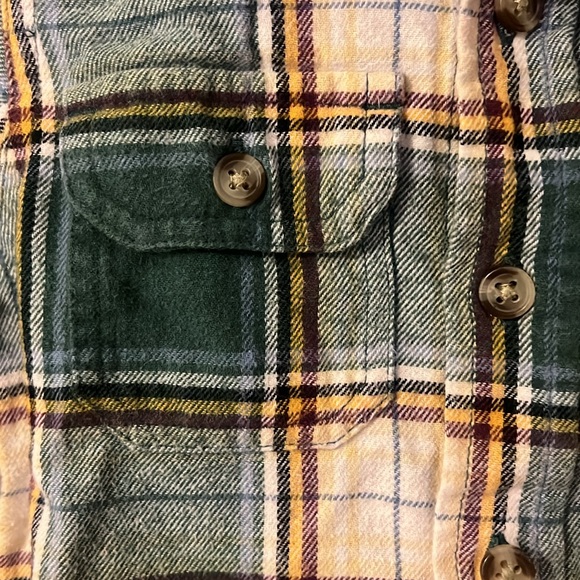 Tea Collection Flannel Button-Up - Picture 3 of 6